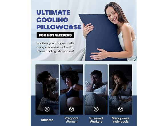 Rifens Ice Cooling Pillowcase