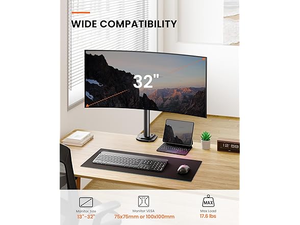 ErGear Monitor Mount | 13-32"