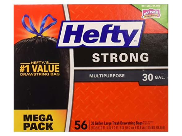 3PK Hefty Hefty Strong Large 30 Gallon Trash Bags