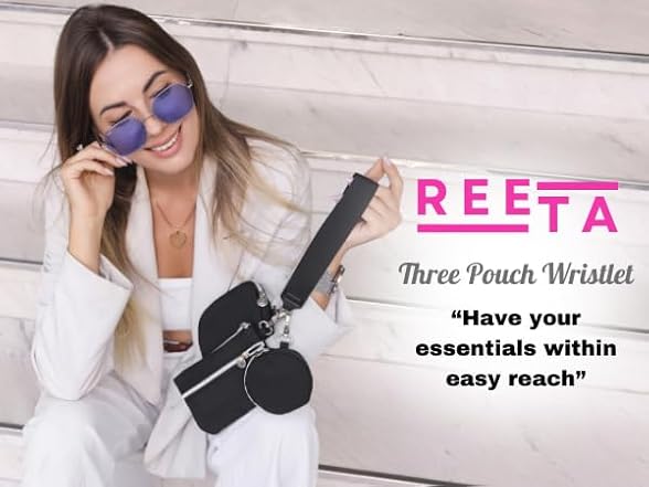 Generic Reeta Three Pouch Wristlet