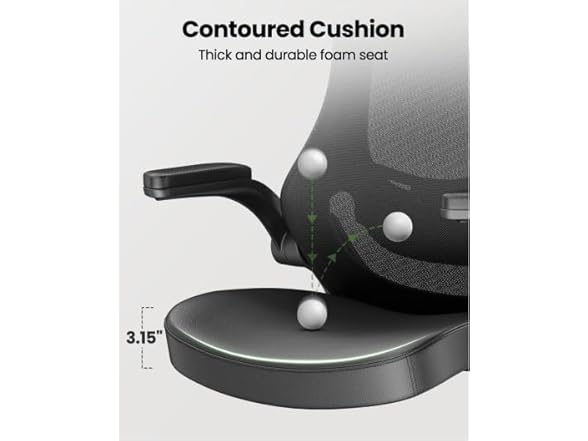 Totnz Ergonomic Office Chair w/Mesh Back