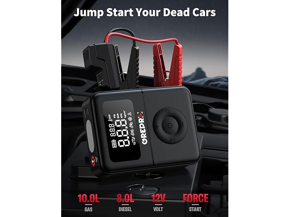 GREPRO Jump Starter with Air Compressor