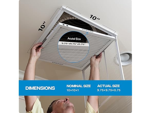 Simply 1Air Filter, Merv 13, MPR 1500, 6 Pack