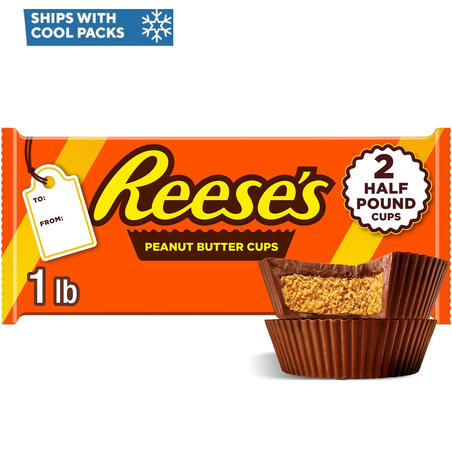 Reeses Half Pound Peanut Butter Cups 16 oz - Gallery 7