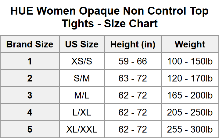 HUE Women’s Opaque Sheer to Waist - Gallery 4