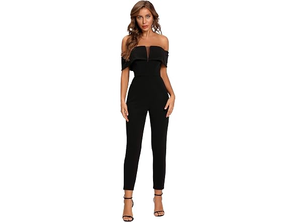 Sugar Poison Women (L) Sex Jumpsuits Off V Rompers
