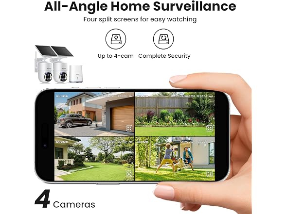 SOLIOM 2 Pack 5 MP Security Cameras