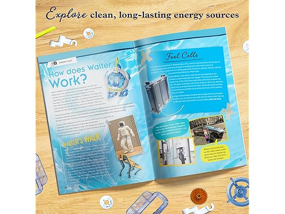 Thames & Kosmos Saltwater Fuel Cell Robot STEM Experiment Kit