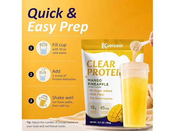 Kuerusor Clear Protein Refresher Powder