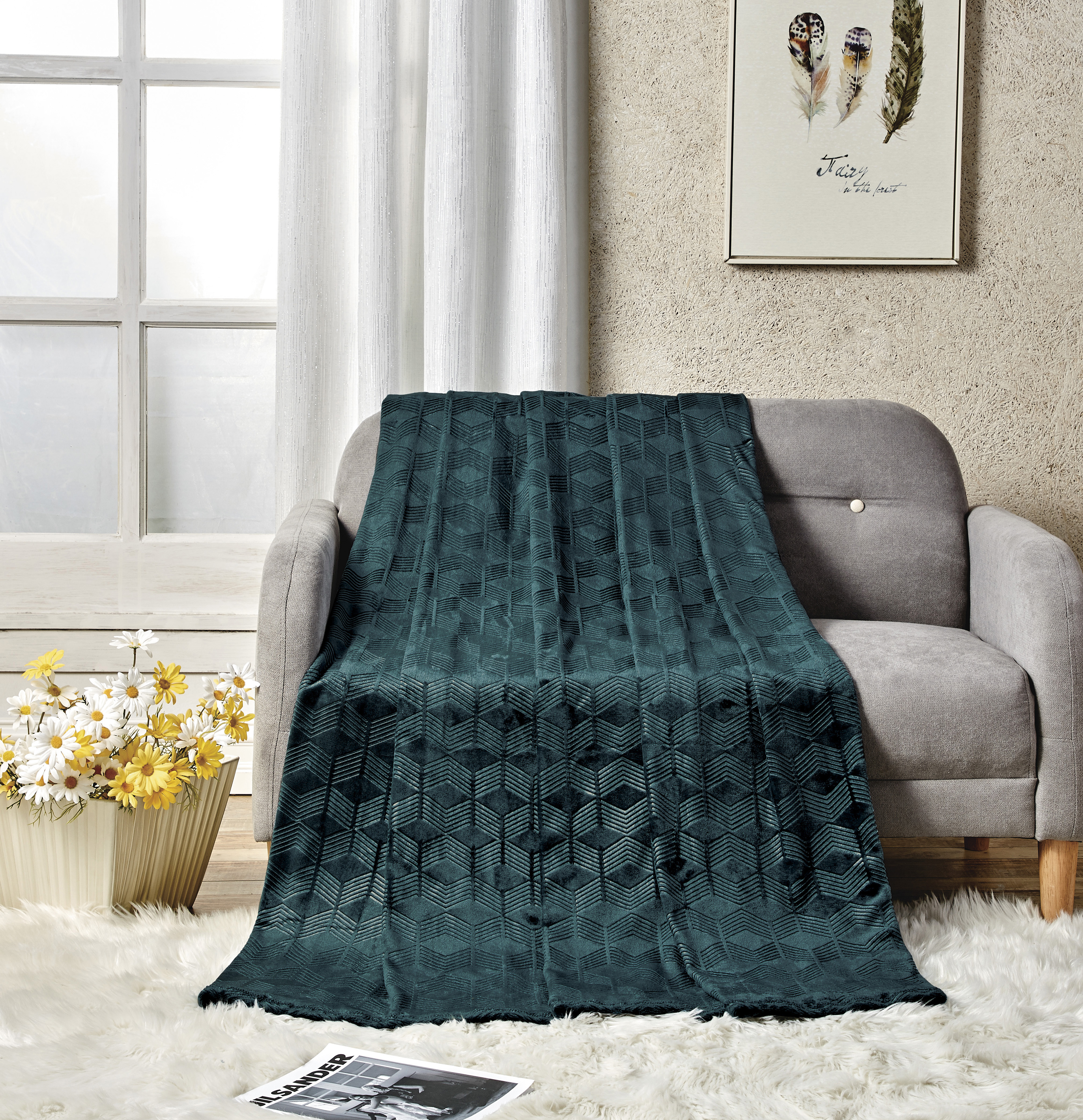 Amrani Queen Blanket 86" x 86" - Gallery 14