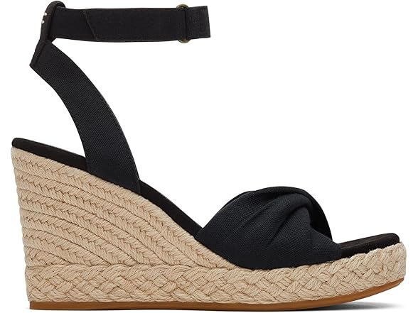 TOMS Women's Marisela Espadrille Wedge Sandal, 9 (Open Box)