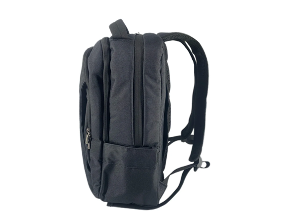 Tucci Italy T0574-17in-BLK TUCCI Italy Adventurer Backpack