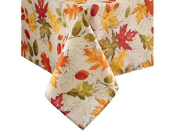 Threadmade Autumn Leaves Tablecloth