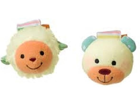 Infantino Wrist Rattles - Lamb and Bear