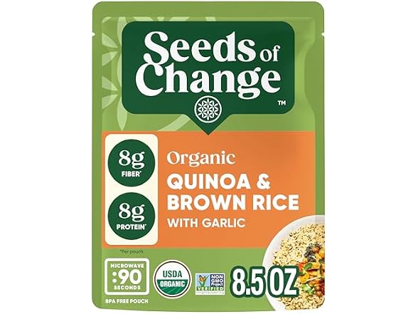 SEEDS OF CHANGE Organic Quinoa and Brown Rice with