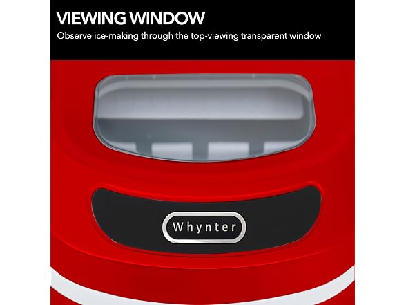 Whynter Compact Portable Ice Maker, 27 lb. Capacity