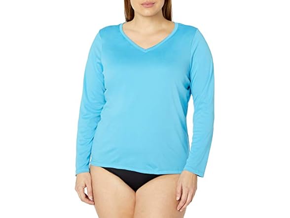 Kanu Surf Women's LS Aqua Rashguard (1X)