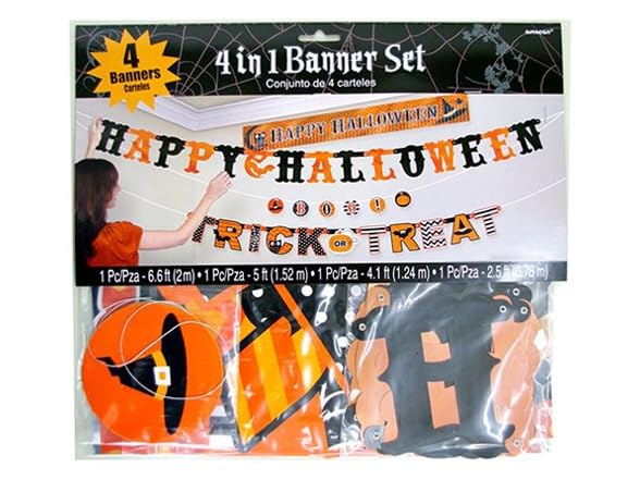 Modern Halloween Letter Banner Value