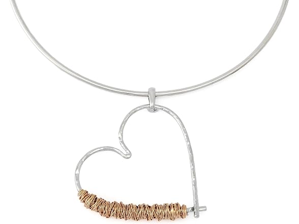 Robert Lee Morris Women's Heart Pendant Necklace