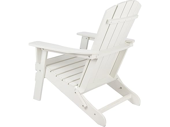 Shine Company 7626WT Seaside Modern Folding Adirondack Chair