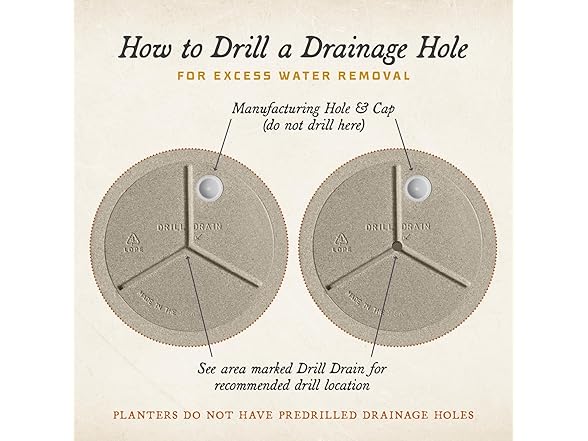 ARBORA 16 Monaco Square Polyresin Planter