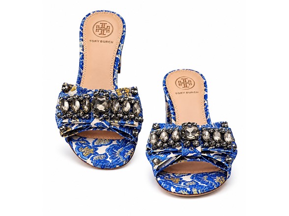 Tory Burch Valentina Bow Slide Sandals