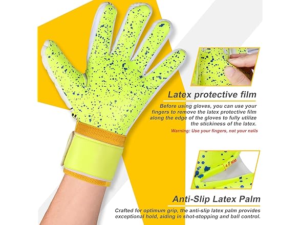 Professional Soccer Goalkeeper Gloves