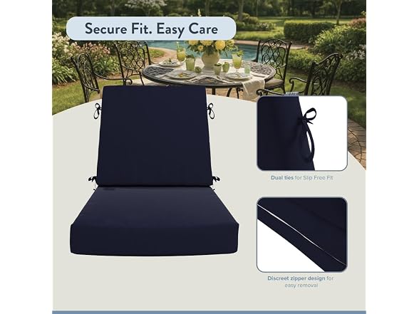 California Umbrella Patio Seat Cushion, 20 x 40 Inch