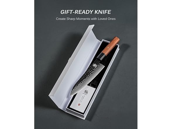 KYOKU 8" Rosewood Handle Chef Knife