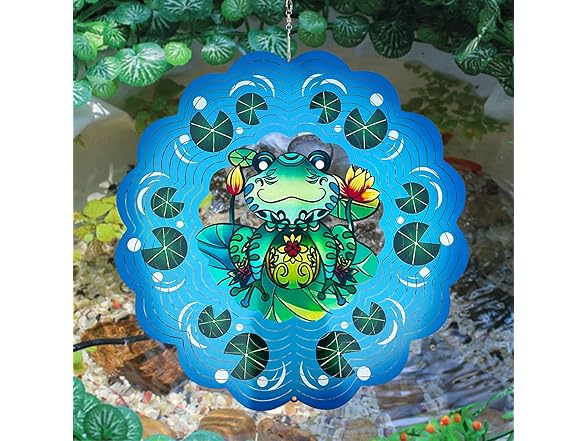 GOTOME Frog Wind Spinners 3D