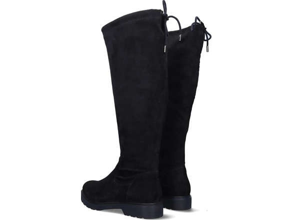 Goat Suede Stretch Tall Boots