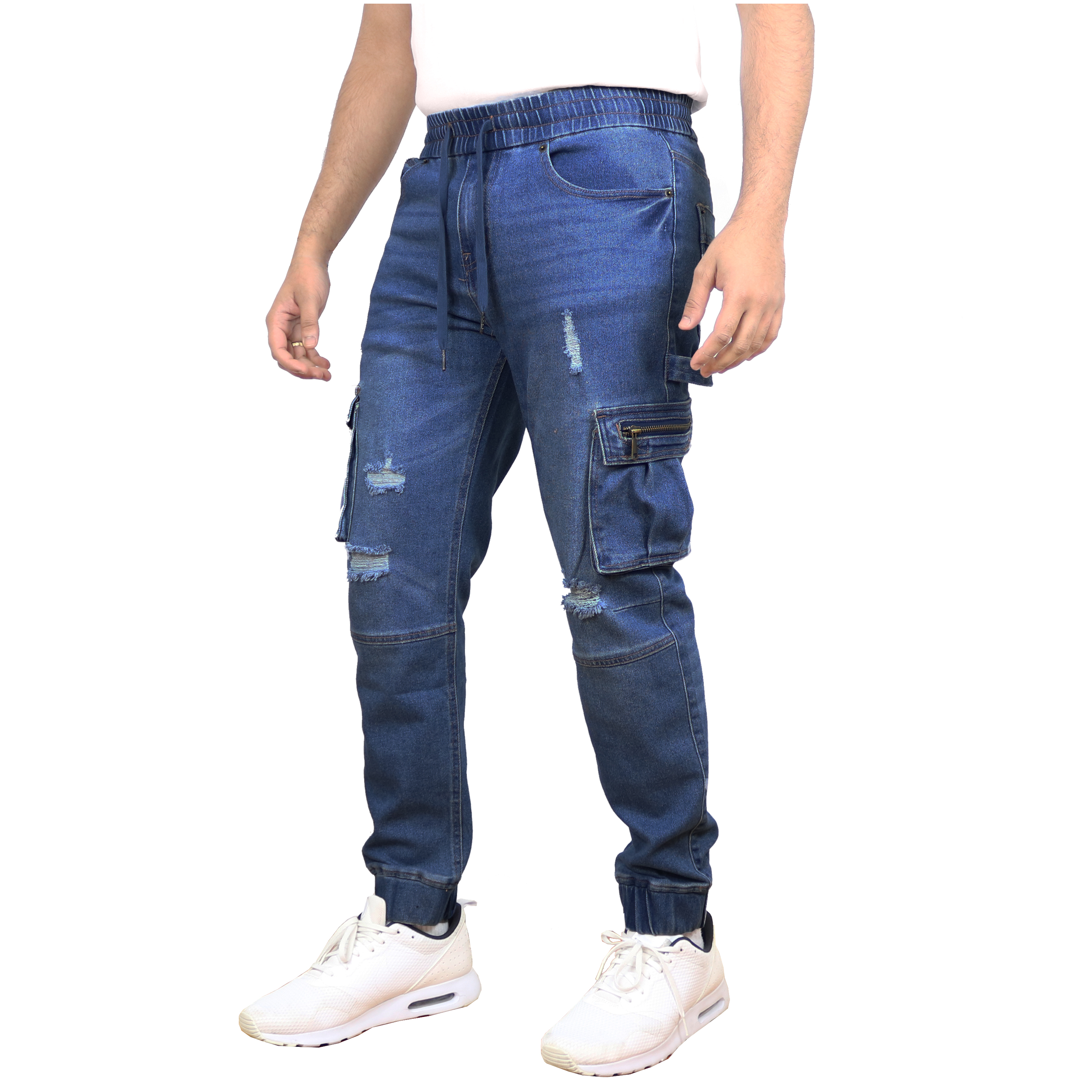 Men's Stretch Cargo Jean Jogger (S-3XL) - Gallery 26