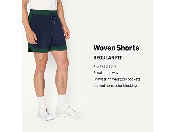 Amazon Essentials Stretch 6in Shorts (S)