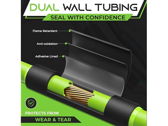 GEARit 5/8 inch Heat Shrink Tubing 50 Ft