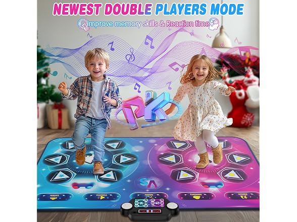 Maysida Dance Mat Toy Gift for Kids Ages 3-12