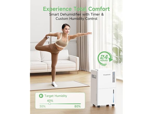 Trazico 1500 Sq.ft Dehumidifier