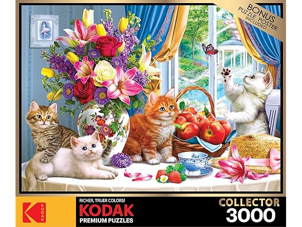 RoseArt - Kodak Premium - Fluffy Kittens Puzzle