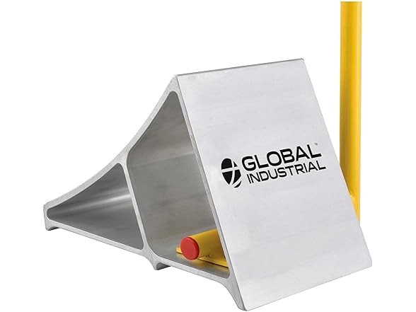 Global Industrial Wheel Chock with Safet