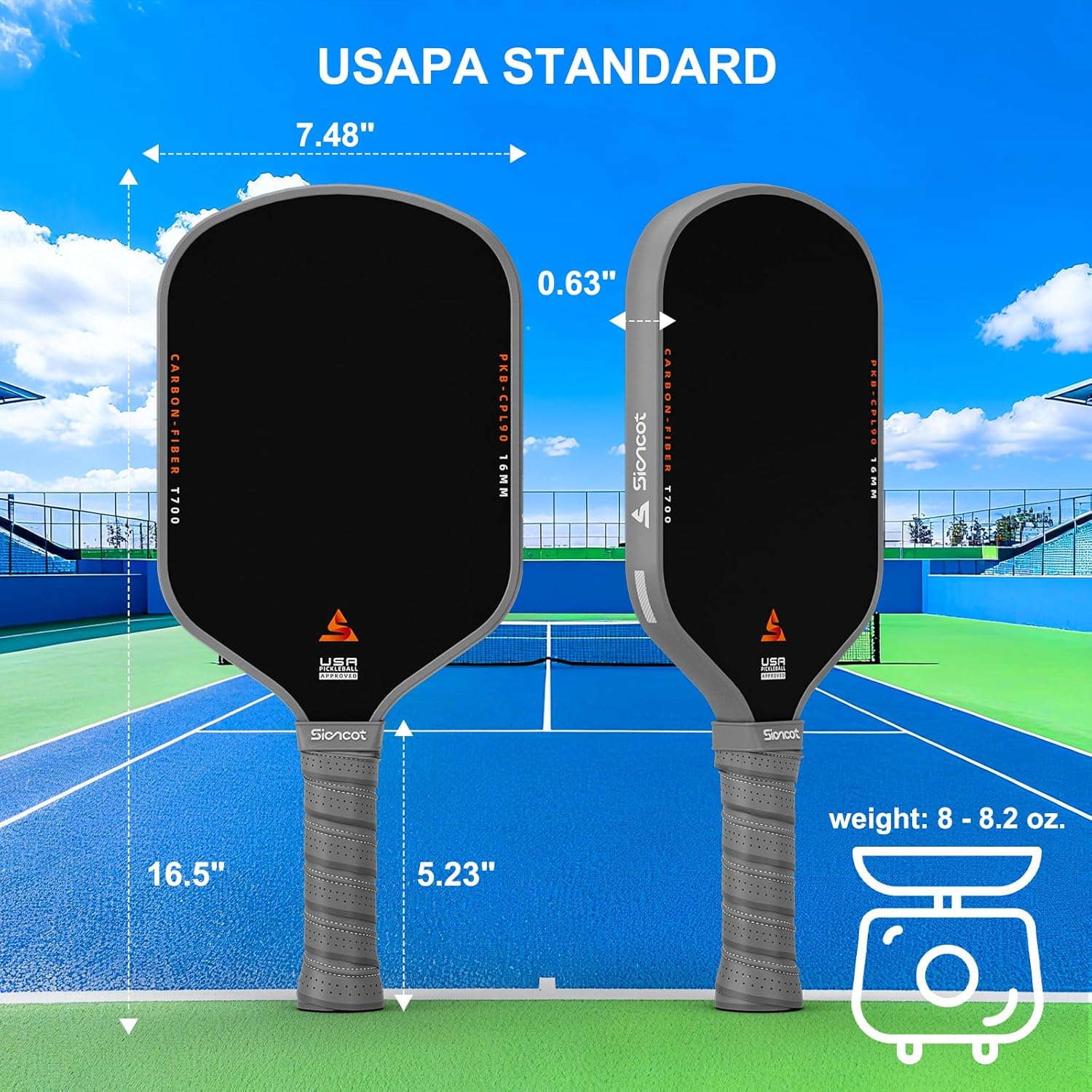 Sioncot Thermoformed Pickleball Paddle - Gallery 13