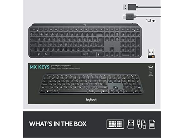 Logitech USB-C MX Keys Wireless Keyboard