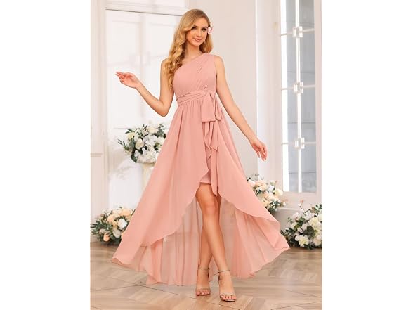 Miao Duo Women (4) High Low Bridesmaid Dress