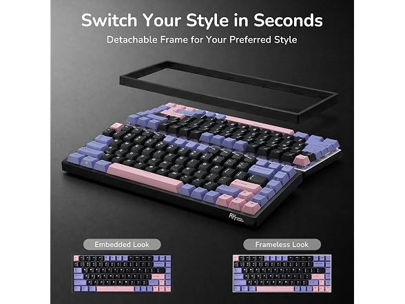 RK ROYAL KLUDGE RK84 75% RGB Hot Swap Gaming Keyboard