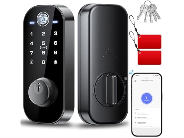 Ulecoce DL08 Fingerprint Smart Deadbolt