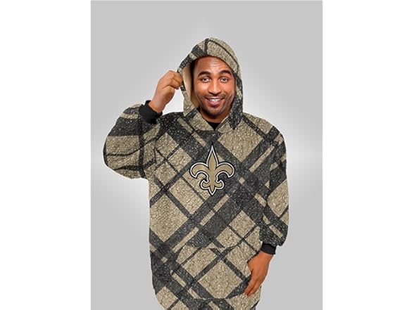 NFL Sherpa Flannel Hoodie Blanket - Choose Team
