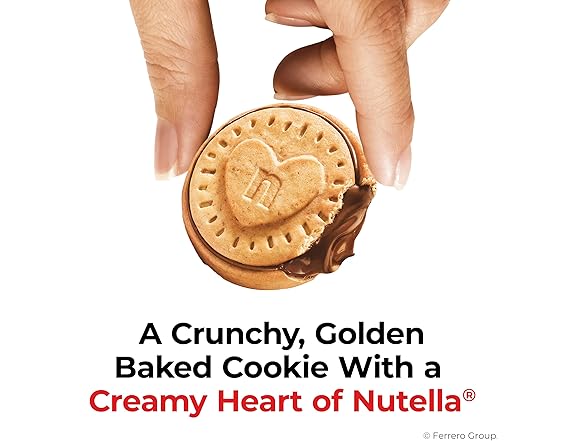 Nutella Biscuits Cookies Filled with Nutella