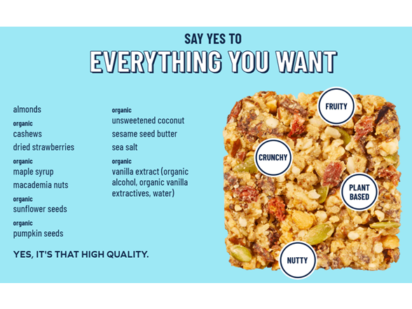 (18ct) YES BAR Gluten-free Snack Bars - Salty Sweet