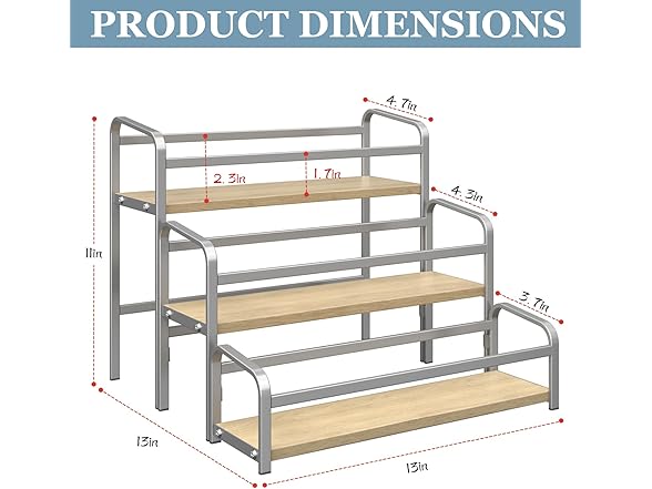 IYEBAU Coffee Syrup Rack,12 Bottle Capacity