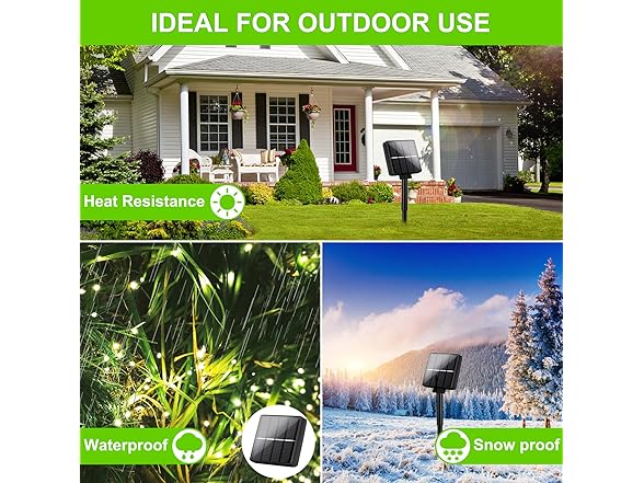 Brightever Solar String Lights, 6-Pack Total 240FT