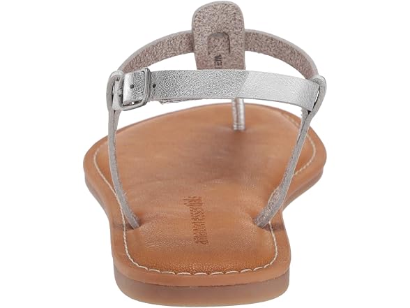 Amazon Essentials Women Casual Thong Leather Strap
