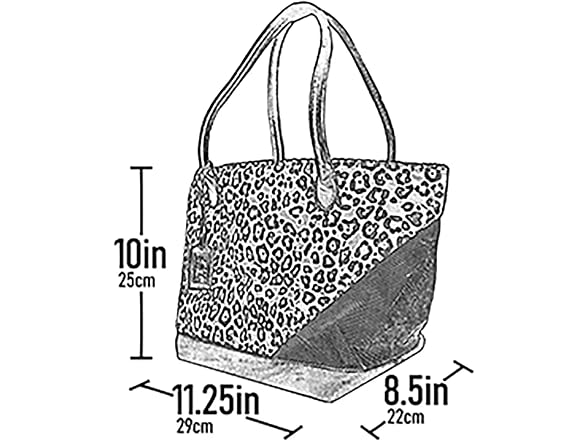 Pet Gear Carrier and Car Seat, Animal Print Tote